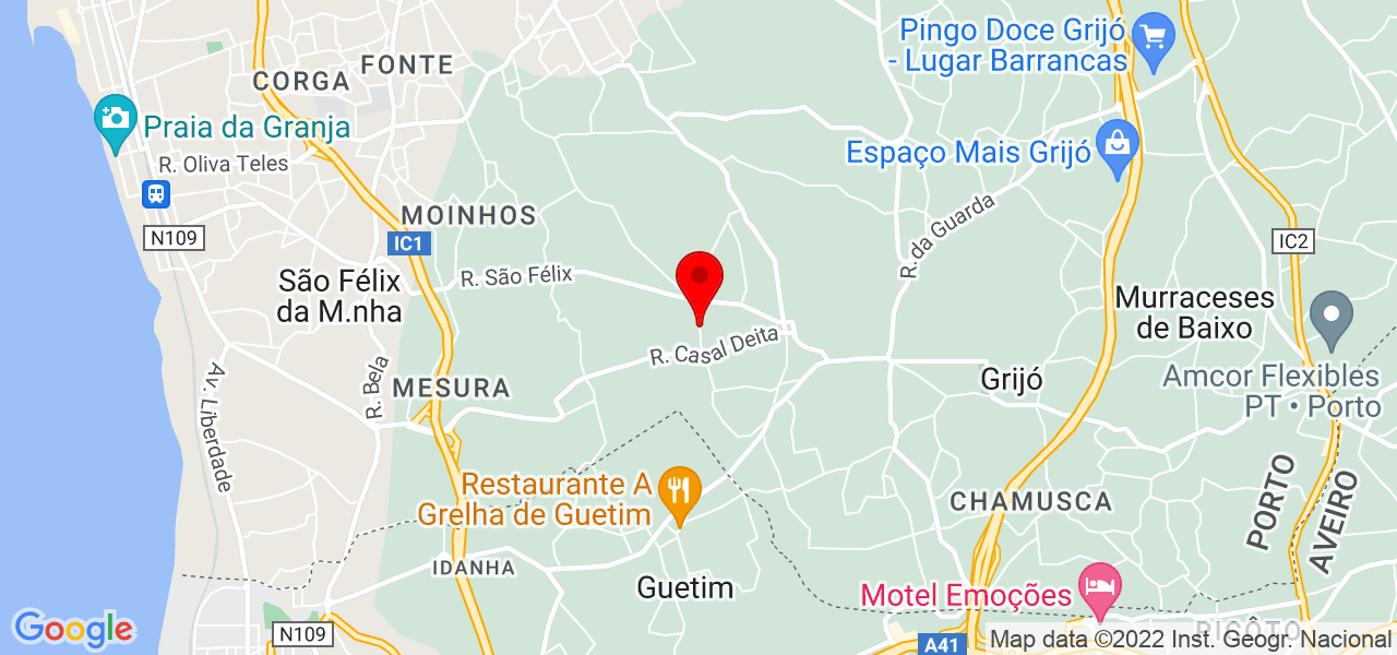 Estores Alcistor - Porto - Vila Nova de Gaia - Mapa