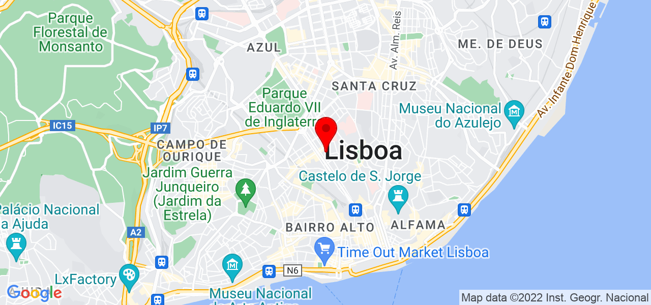 ROZA LUX - Lisboa - Lisboa - Mapa