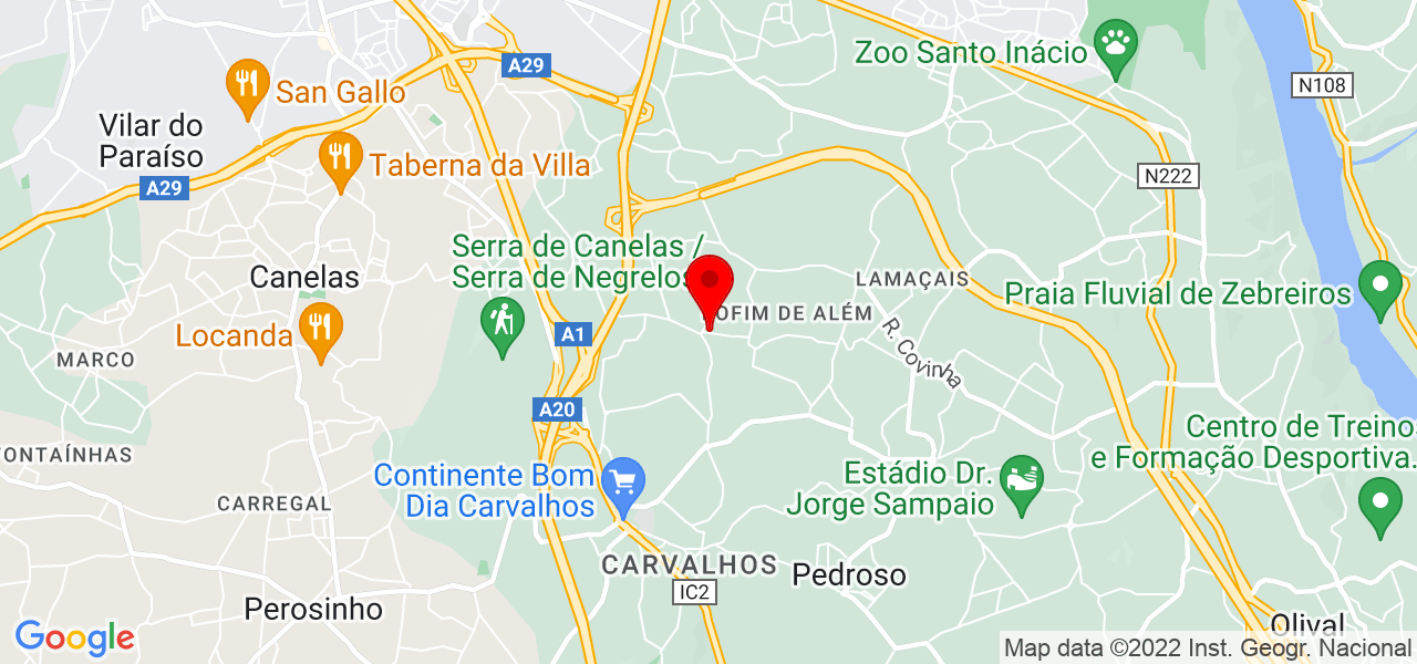 S`HOME - Porto - Vila Nova de Gaia - Mapa