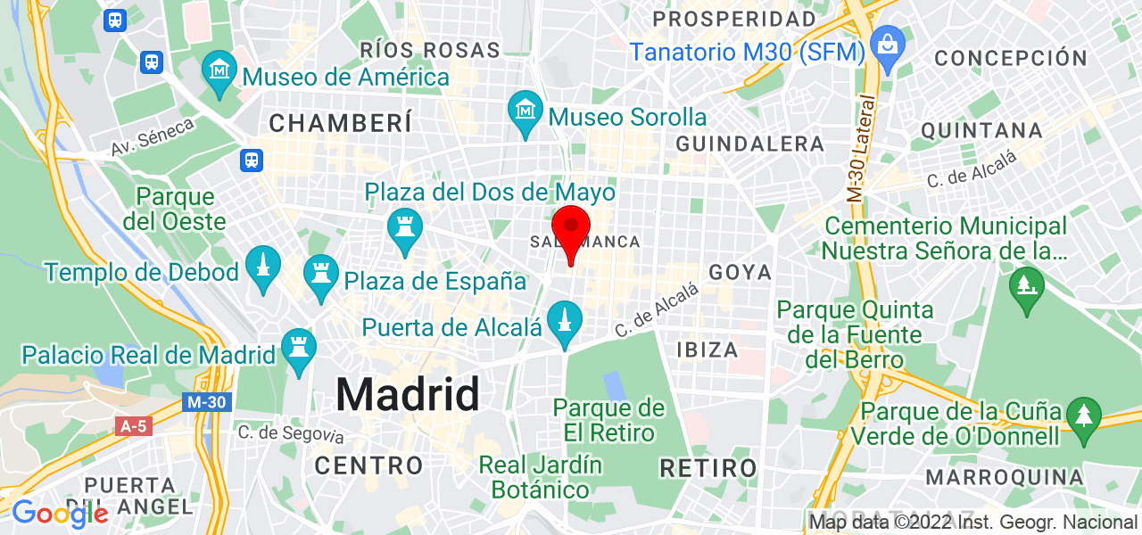 Amcagraphy Fotografo Madrid - Comunidad de Madrid - Madrid - Mapa
