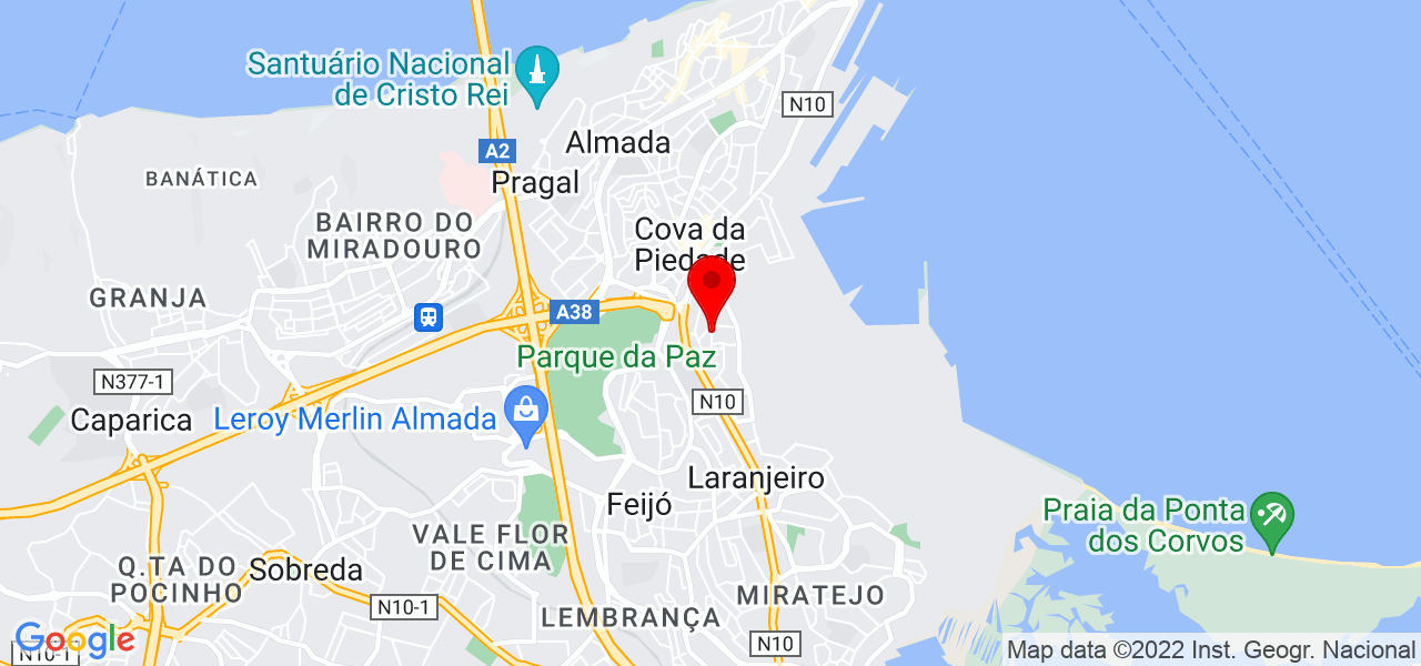Repara Top 24Horas - Setúbal - Almada - Mapa