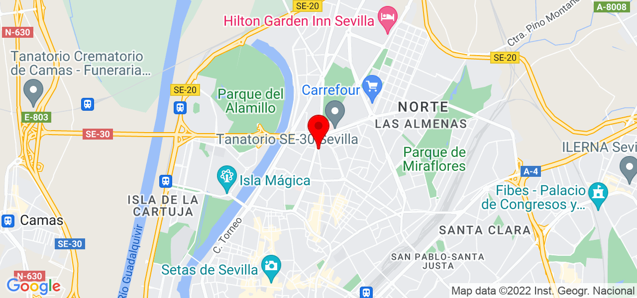 Ismael Toro Sanchez - Andalucía - Sevilla - Mapa