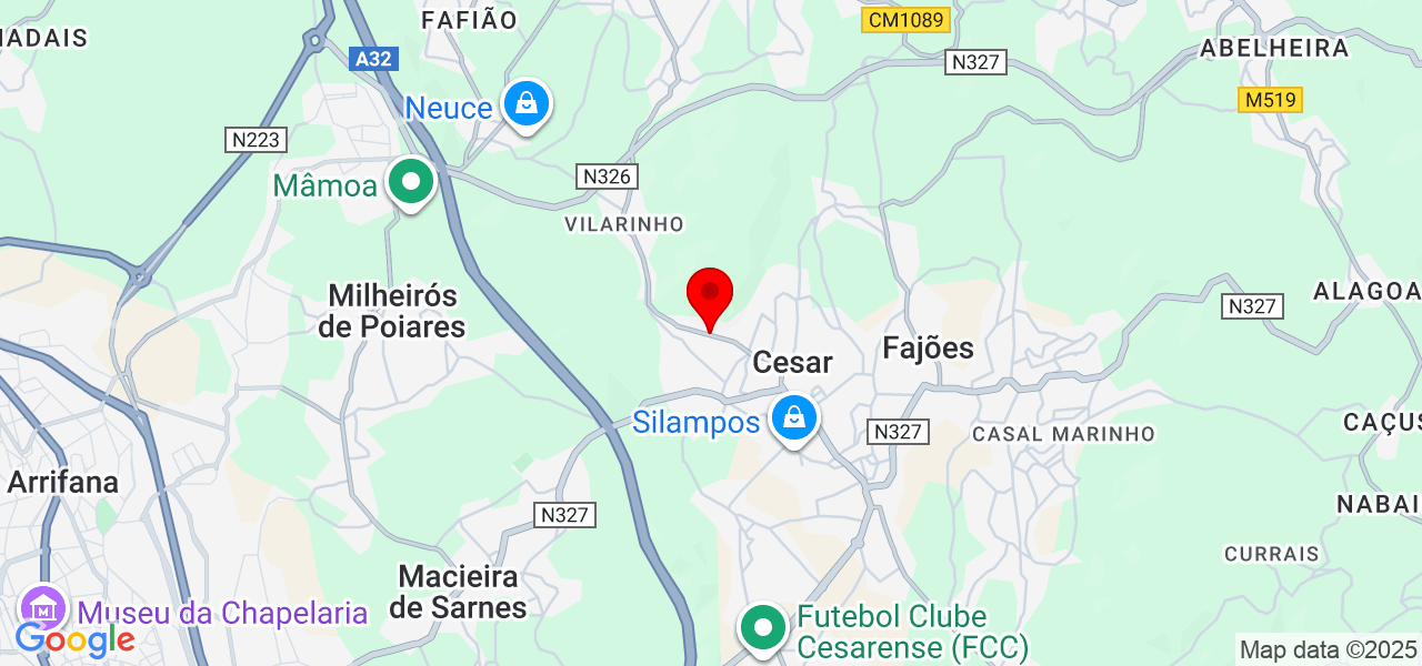 Pet care Lara - Aveiro - Oliveira de Azeméis - Mapa