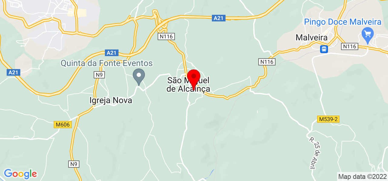 A.A.S - Lisboa - Mafra - Map