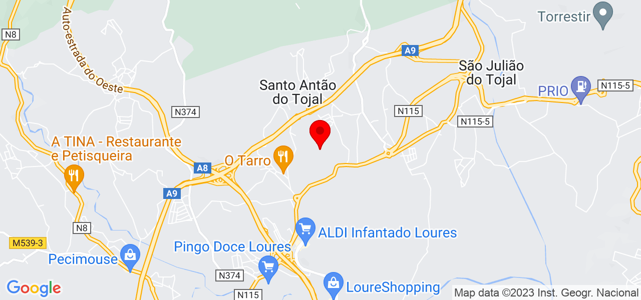 J&eacute;ssica - Lisboa - Loures - Mapa