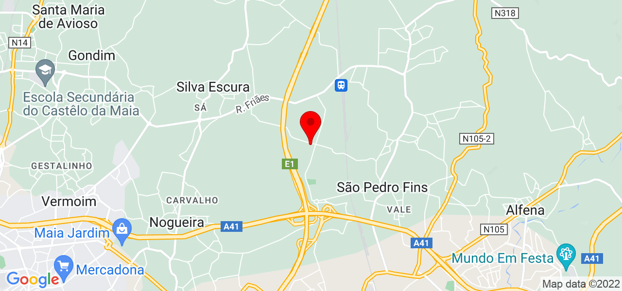 Hernani Rodrigues - Porto - Maia - Mapa