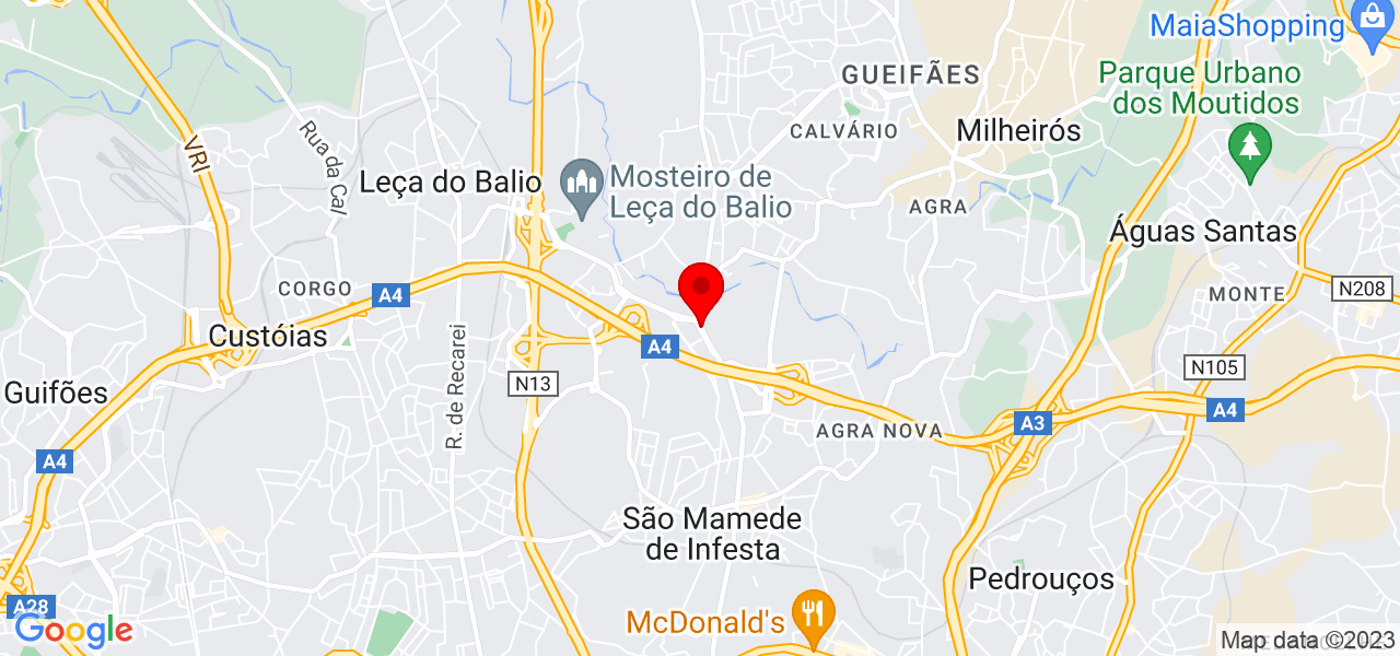 Zeq Reparos e Contru&ccedil;&atilde;o civil - Porto - Matosinhos - Mapa