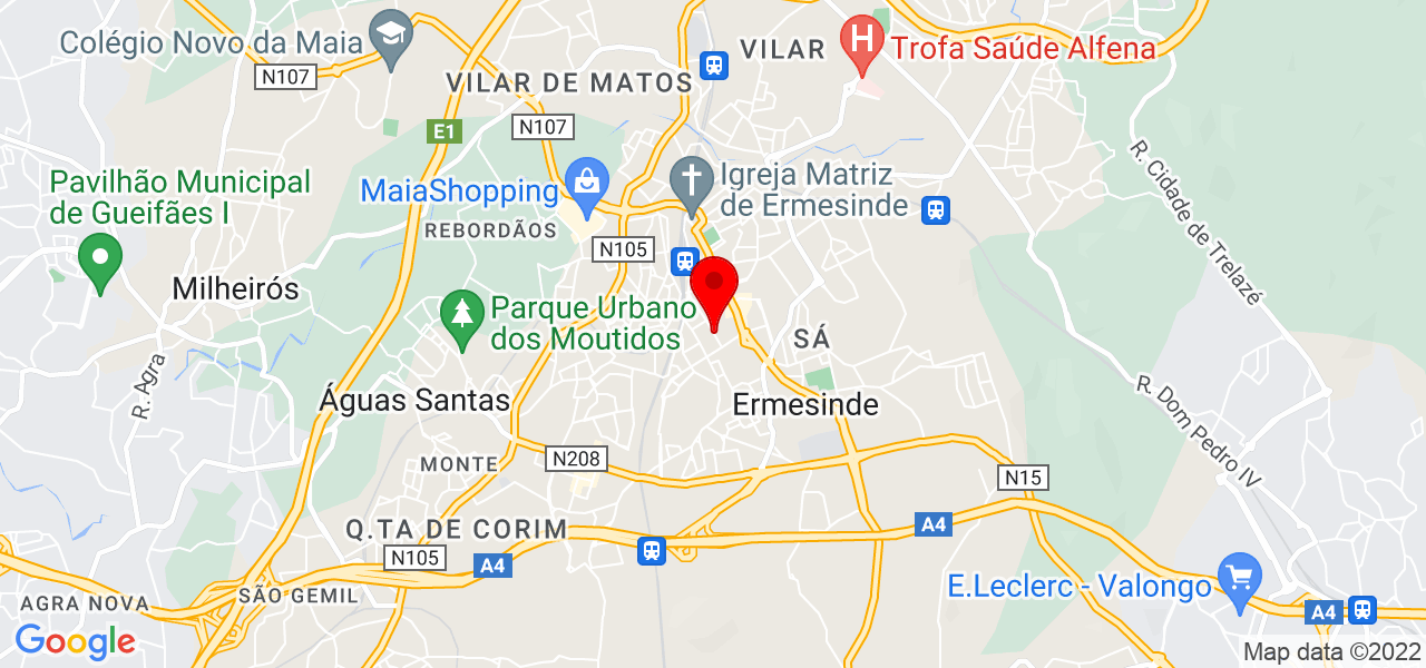 Maria - Porto - Valongo - Mapa