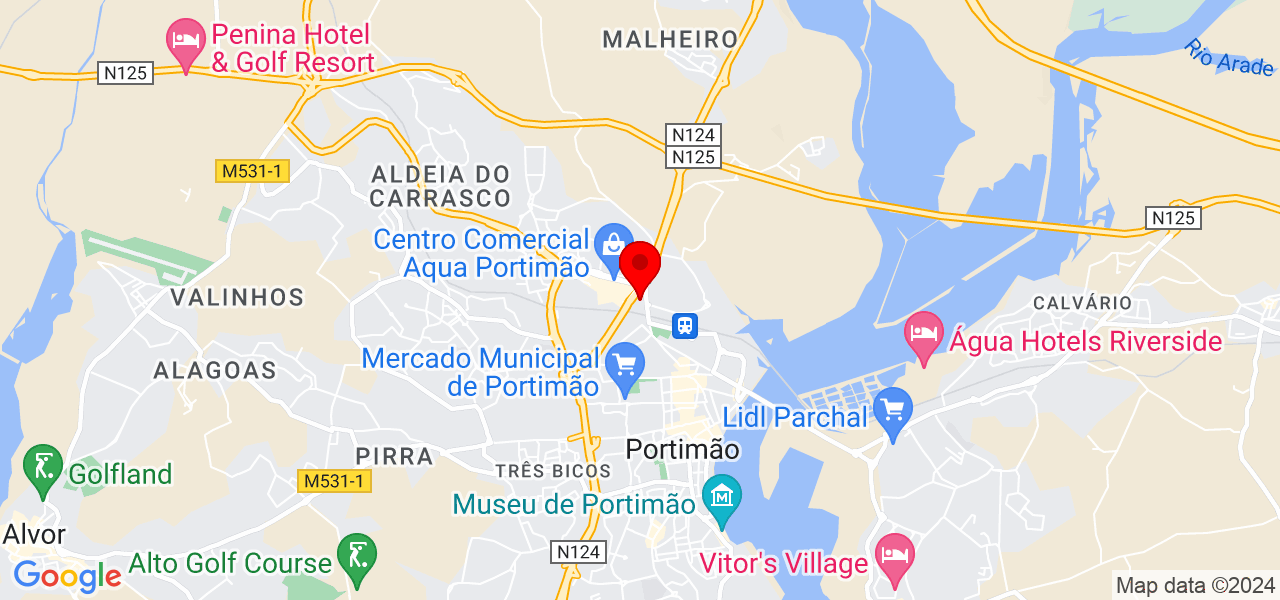 Simone - Faro - Portimão - Mapa