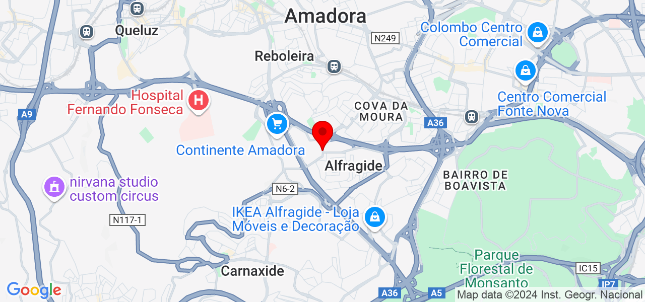 LuiAVAC - Lisboa - Amadora - Mapa
