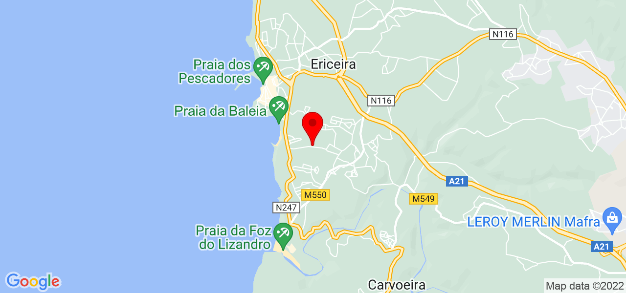 Lua - Lisboa - Mafra - Karte