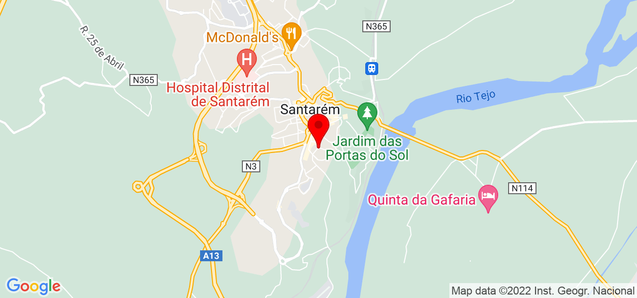 Jo&atilde;o Fernandes - Santarém - Santarém - Mapa