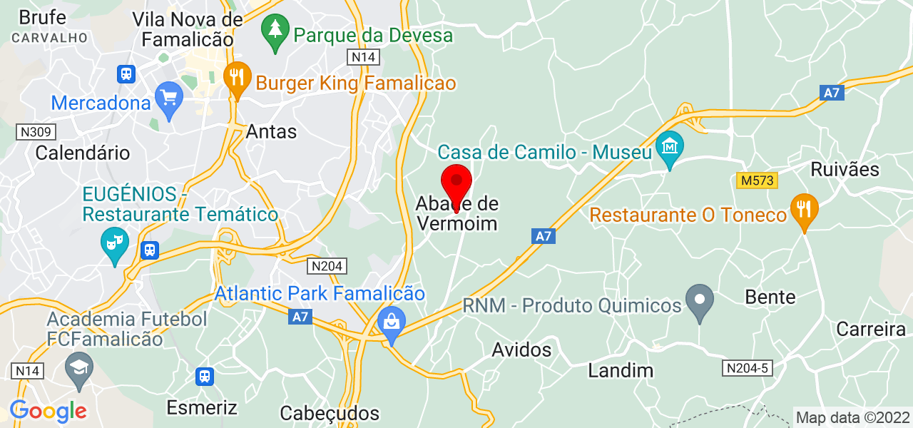 Rosa Ribeiro - Santarém - Tomar - Map