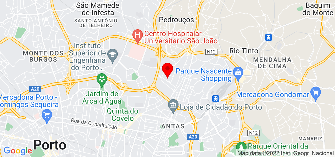 Joaquín Ferrer - Porto - Porto - Map