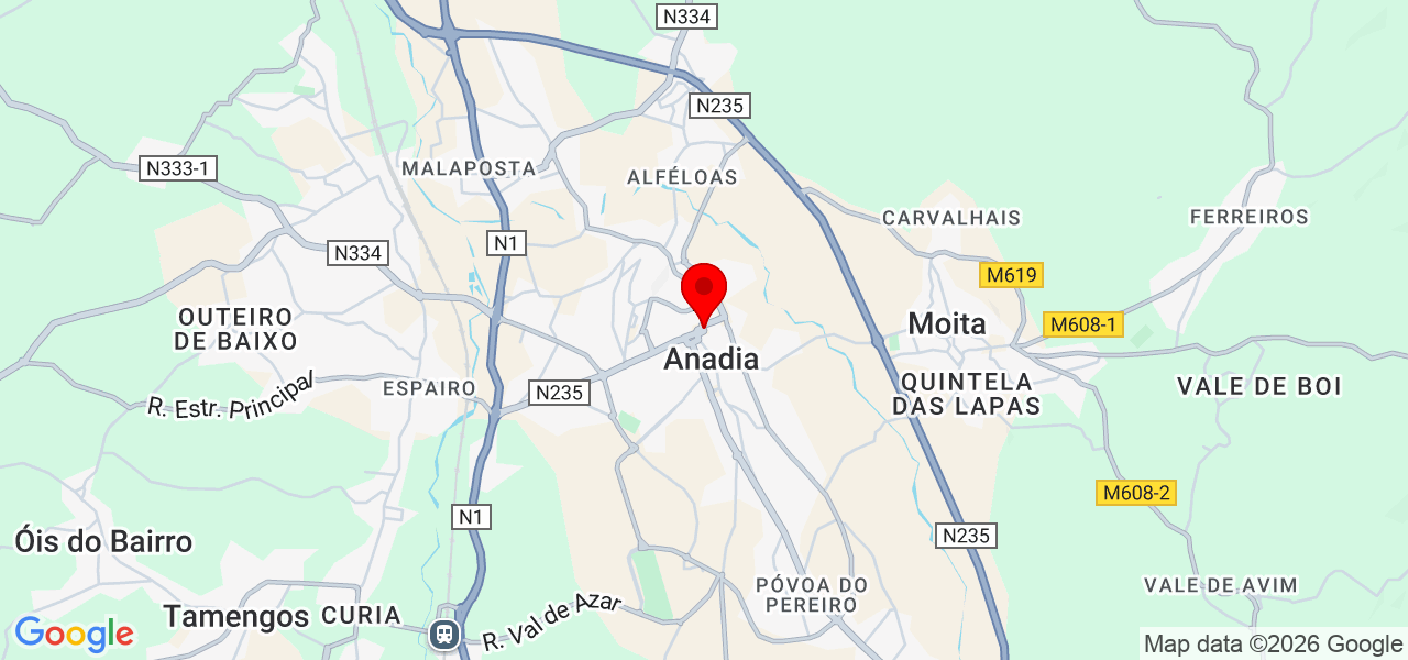 Tiago Souza - Aveiro - Anadia - Mapa