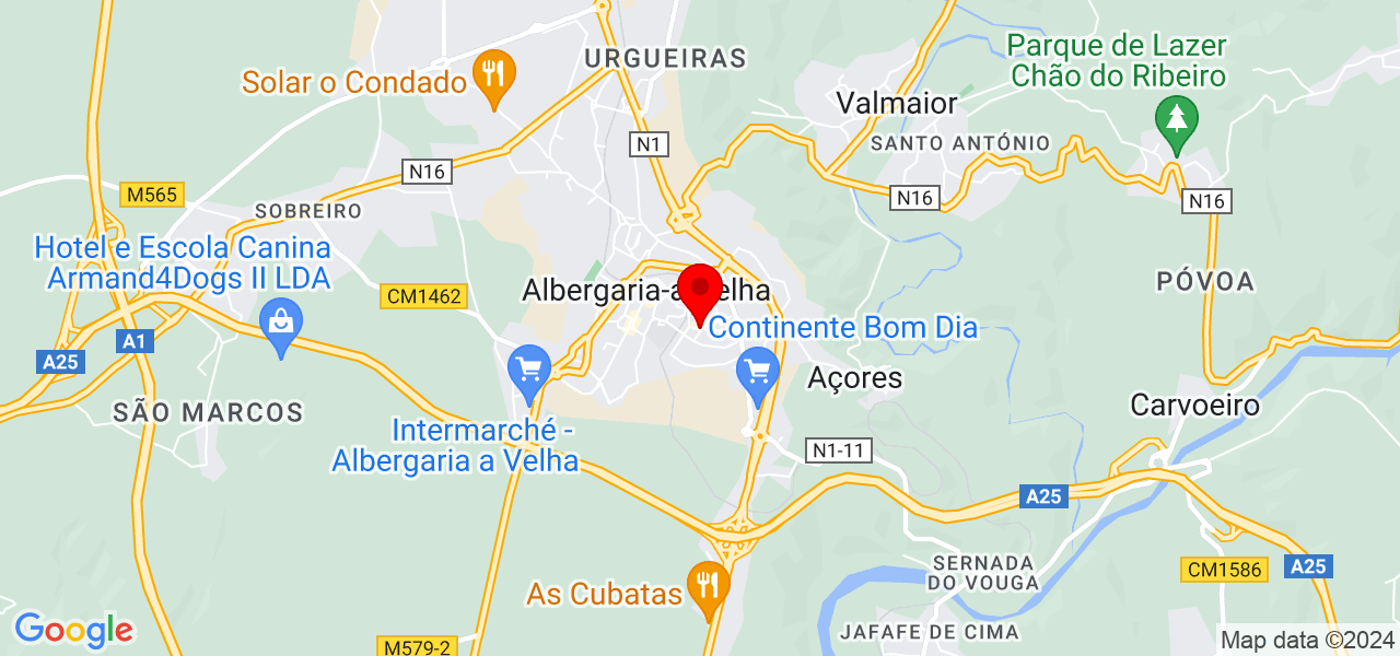 Fernando Pereira - Aveiro - Albergaria-a-Velha - Mapa