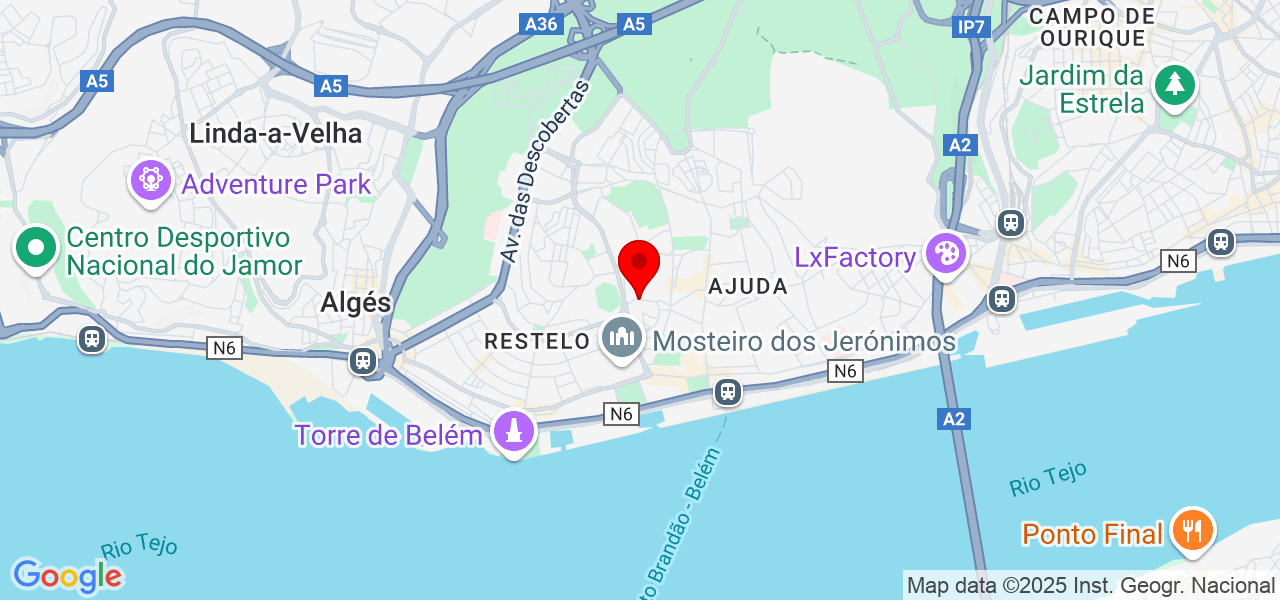Patinhas & Passeios - Lisboa - Lisboa - Map