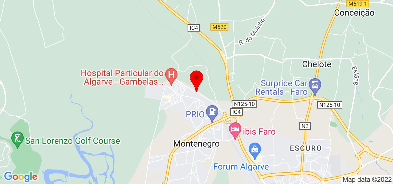 Fulvio Daniel - Faro - Faro - Mapa