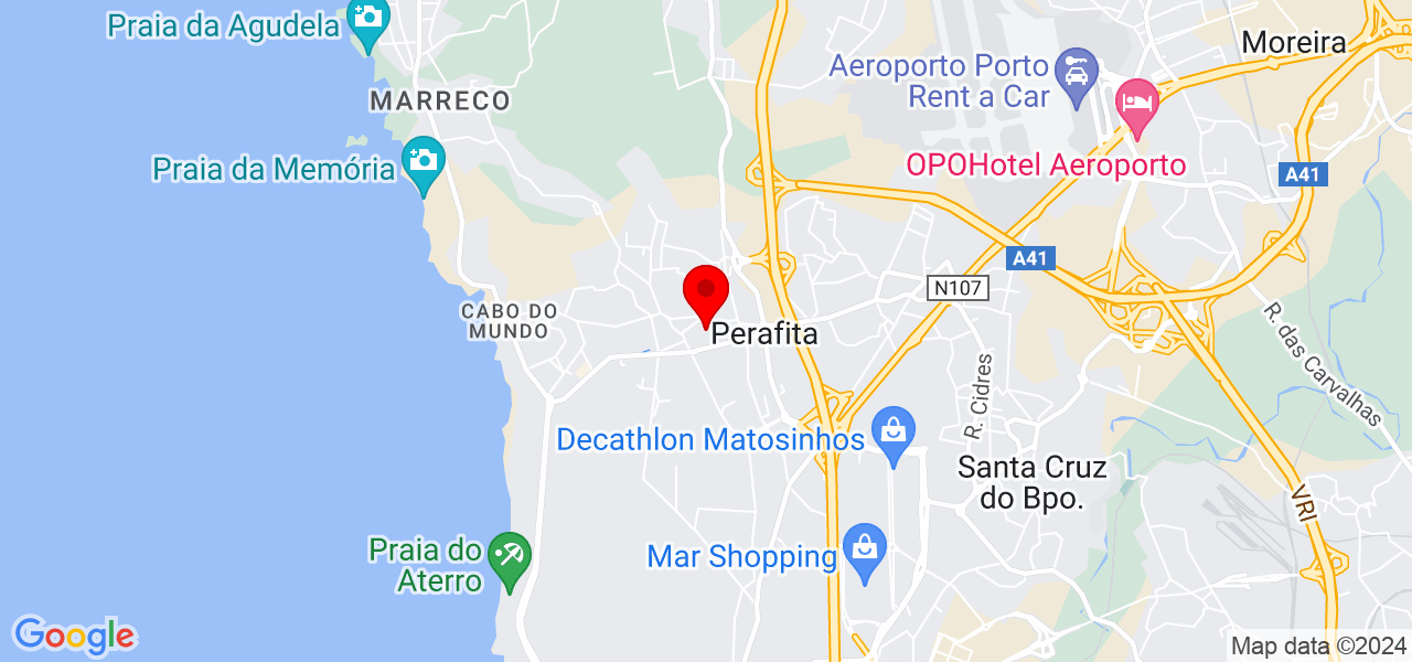 Mario Silva - Porto - Matosinhos - Mapa