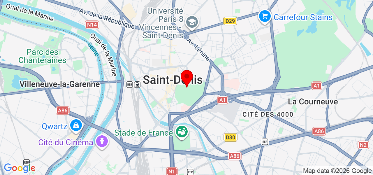 Mimo - Île-de-France - Seine-Saint-Denis - Carte