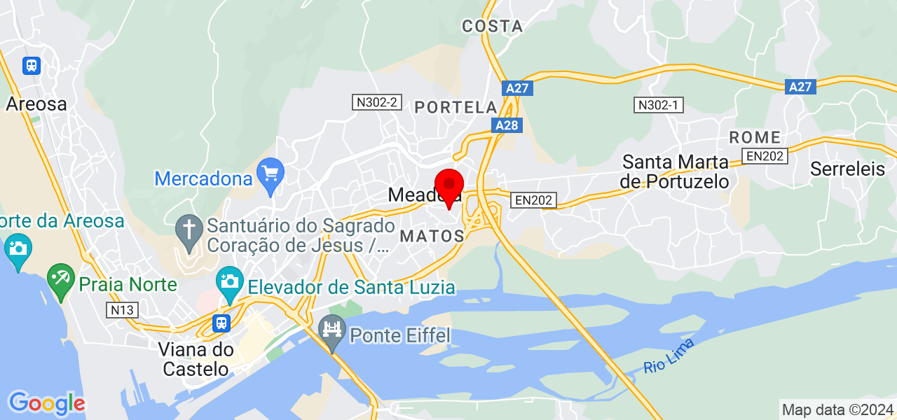 S&iacute;lvia Ferreira - Viana do Castelo - Viana do Castelo - Mapa