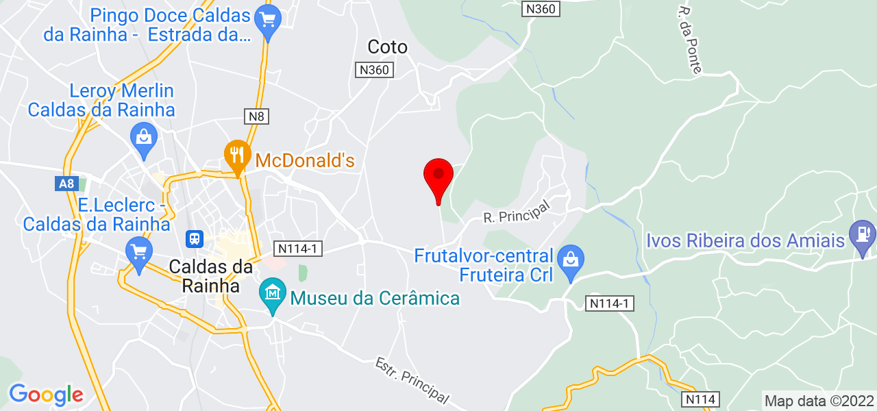 Carine lopes - Leiria - Caldas da Rainha - Map