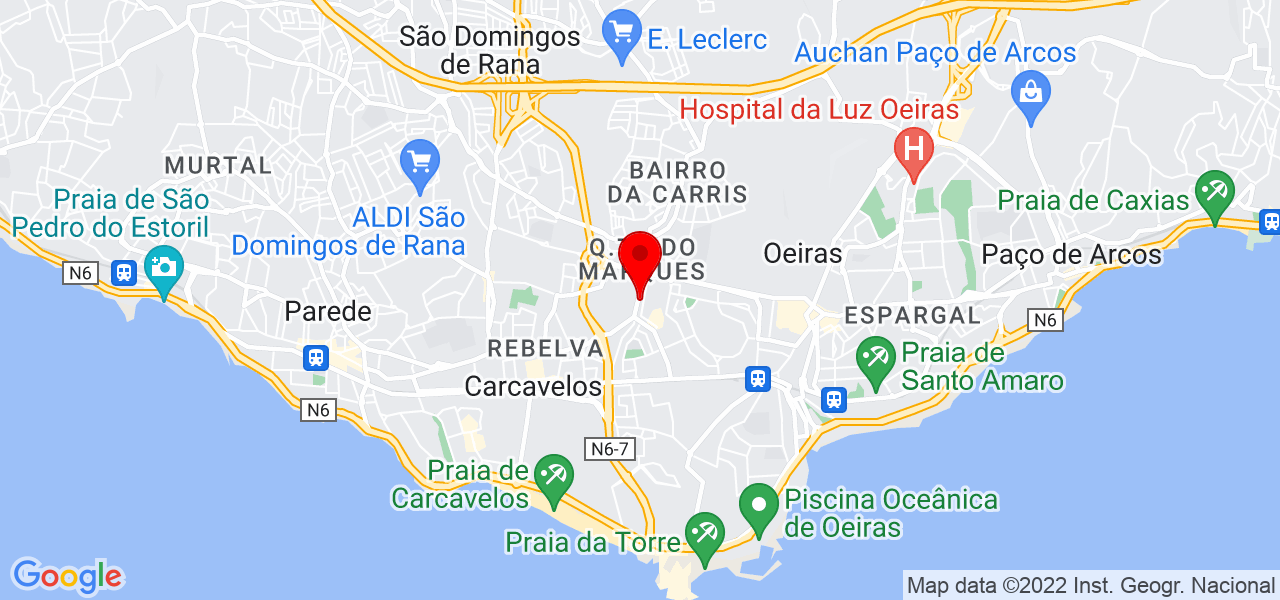 Soares - Lisboa - Oeiras - Mapa