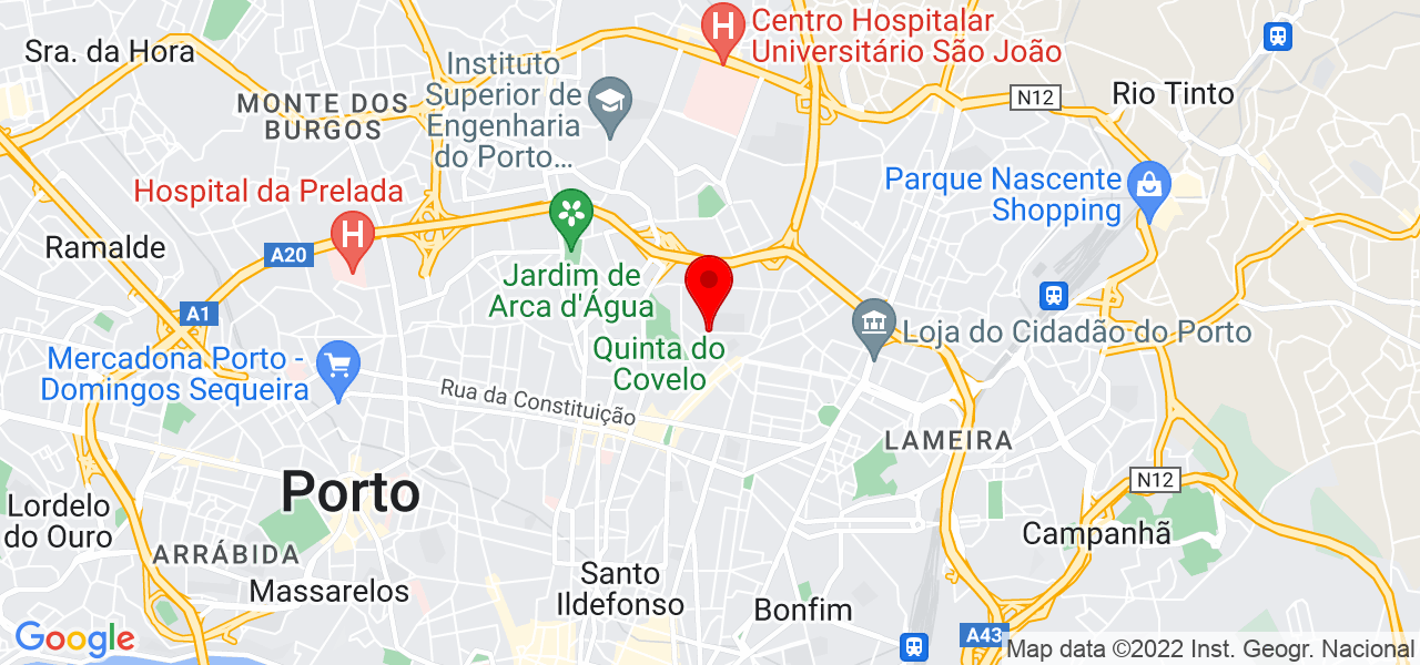 Yucca Cozinha Inteligente - Porto - Porto - Mapa
