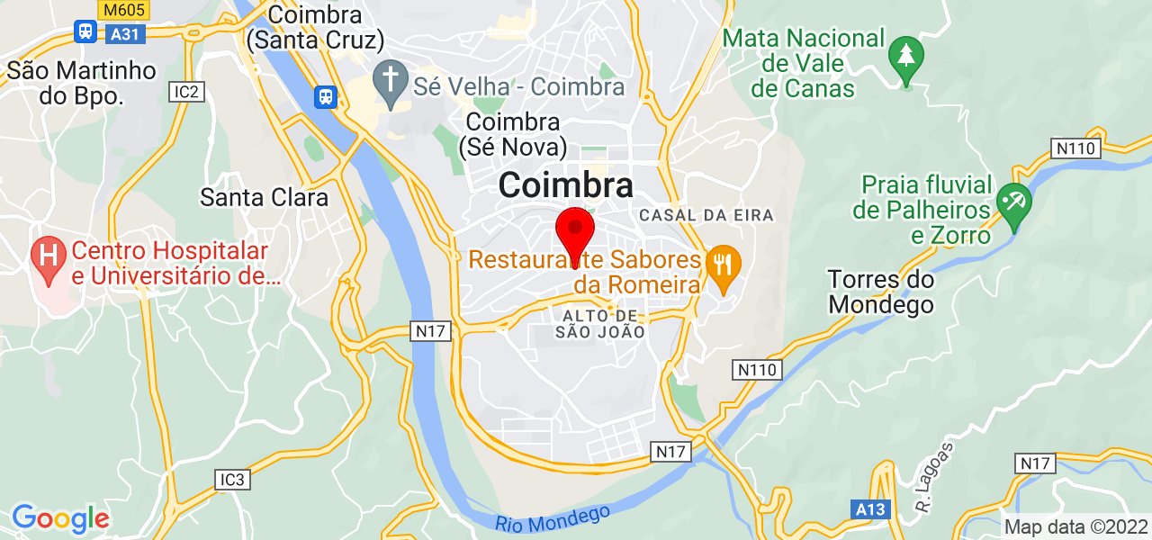 Vittorina Rocha - Coimbra - Coimbra - Mapa
