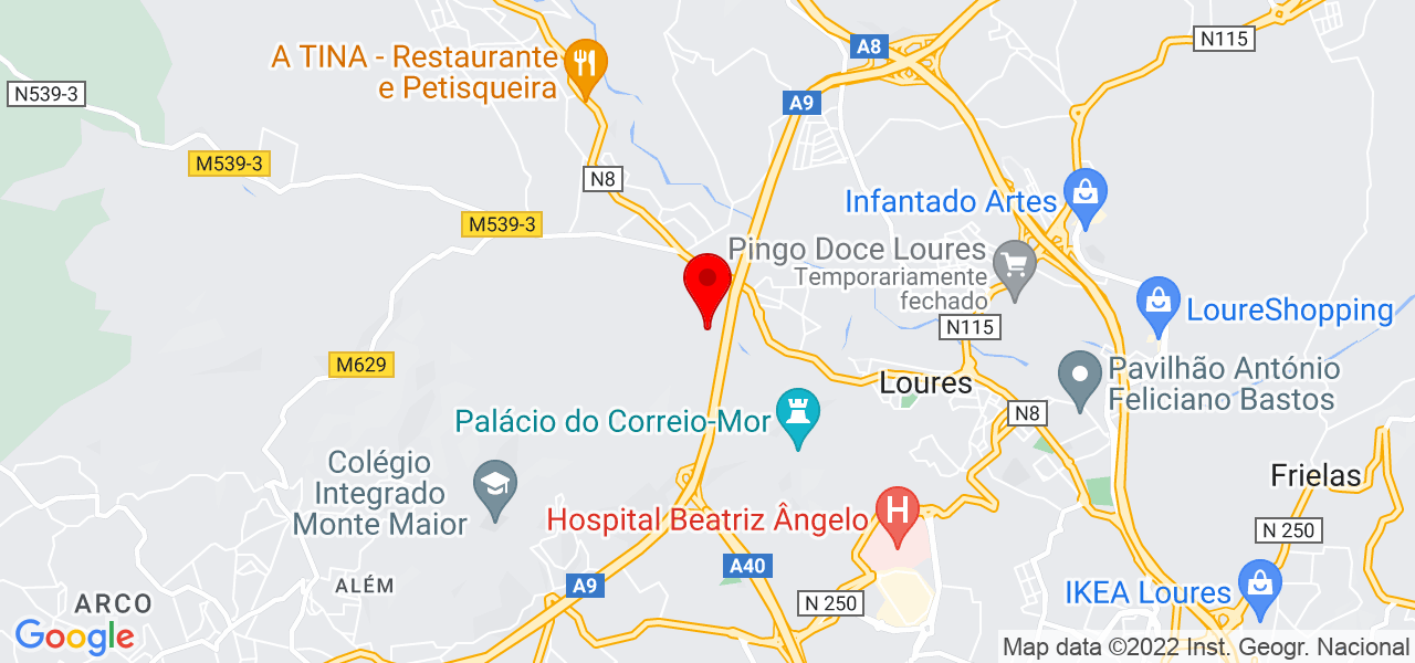 Marta Figueiredo - Lisboa - Loures - Mapa