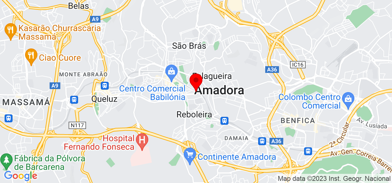 Wilson Pombo PT - Lisboa - Amadora - Mapa
