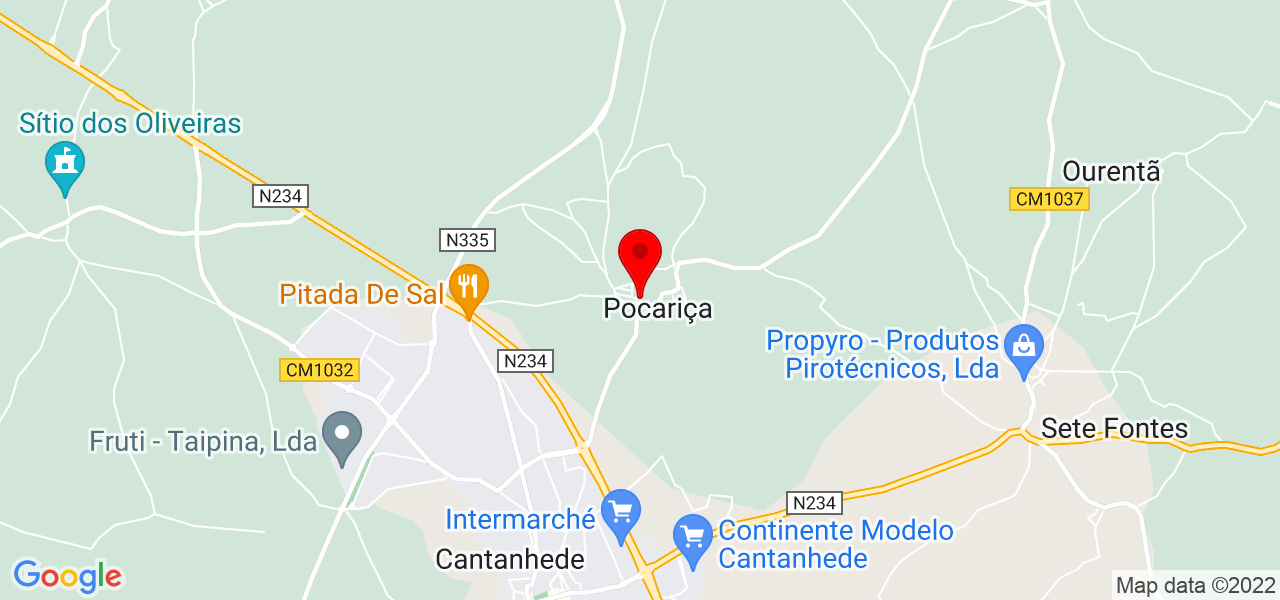 Asistente Doméstica - Coimbra - Cantanhede - Mapa