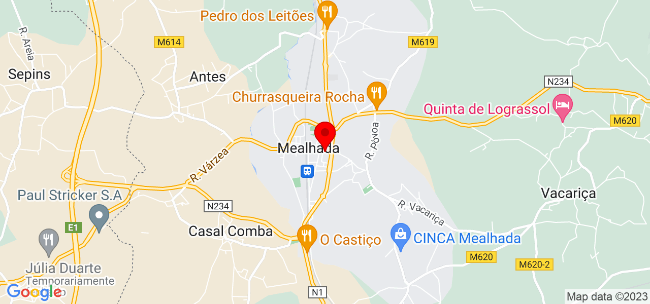 Cecilia - Aveiro - Mealhada - Mapa