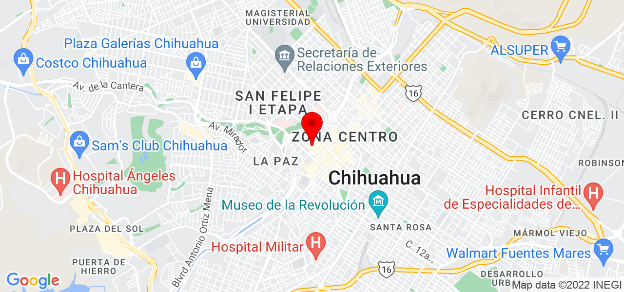 Jorge Reed Music - Chihuahua - Chihuahua - Mapa