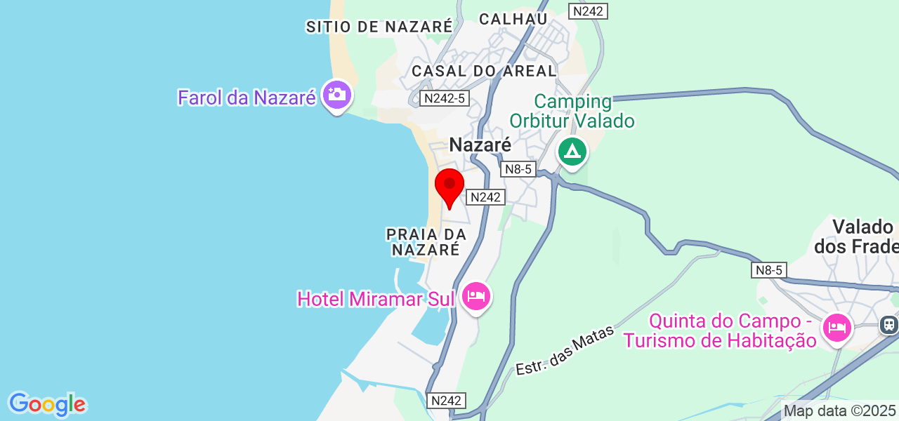 Ligia - Leiria - Nazaré - Carte