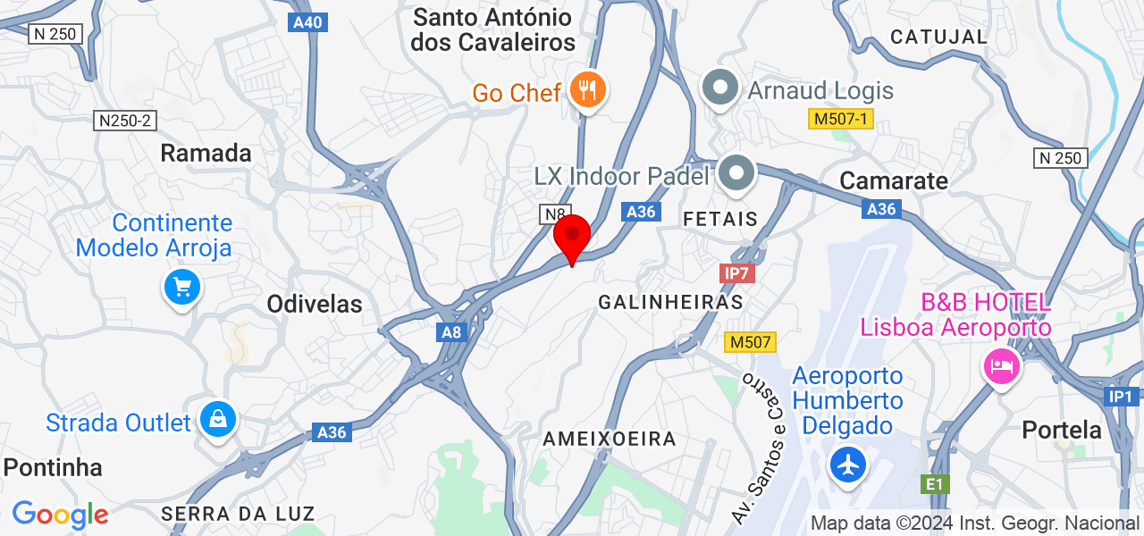 Victor Ferreira - Lisboa - Odivelas - Map