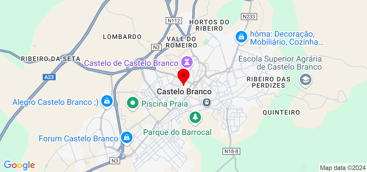 Cristina Ferreira - Castelo Branco - Castelo Branco - Map