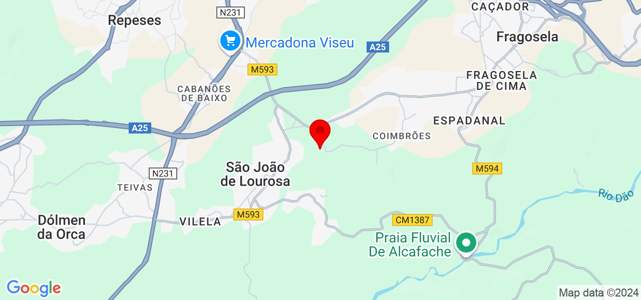 Casa dos Gomes - Eventos - Viseu - Viseu - Mapa