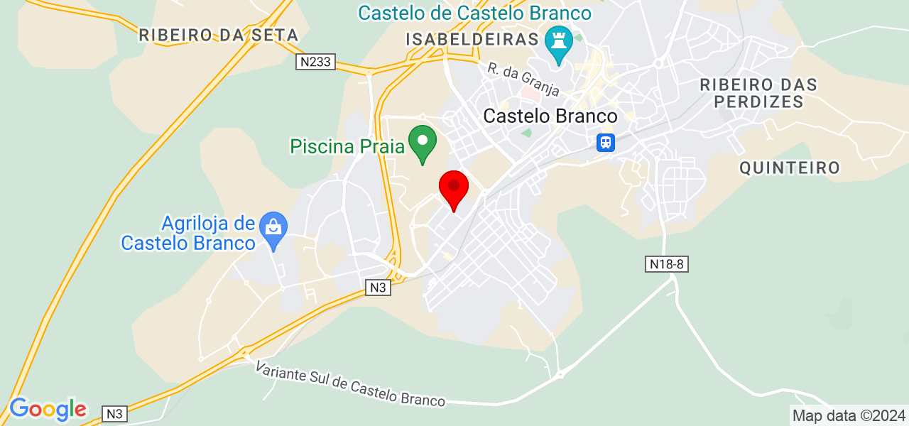 Gabriela - Castelo Branco - Castelo Branco - Mapa