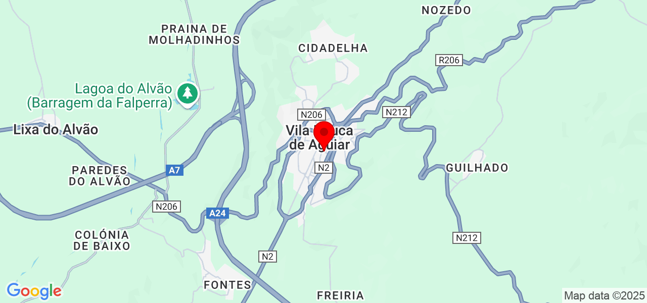 Andreia Teixeira Pereira - Vila Real - Vila Pouca de Aguiar - Map