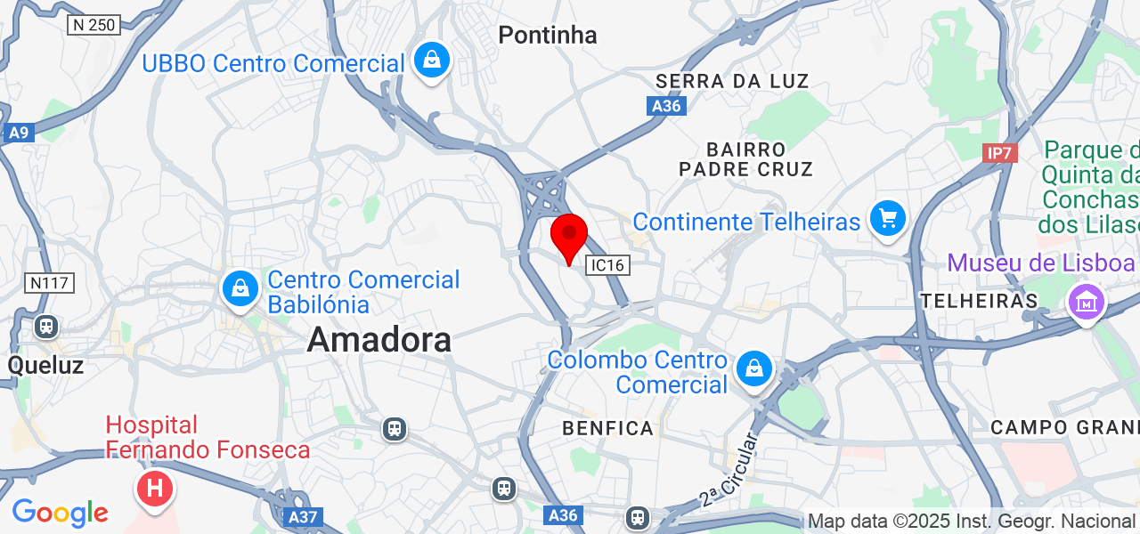 Ana Gomes - Lisboa - Amadora - Map