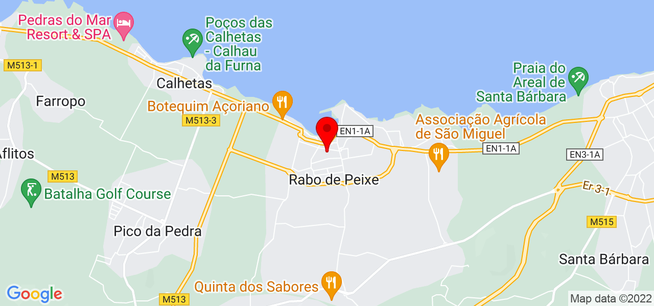 Natacha - Açores - Ribeira Grande - Mapa