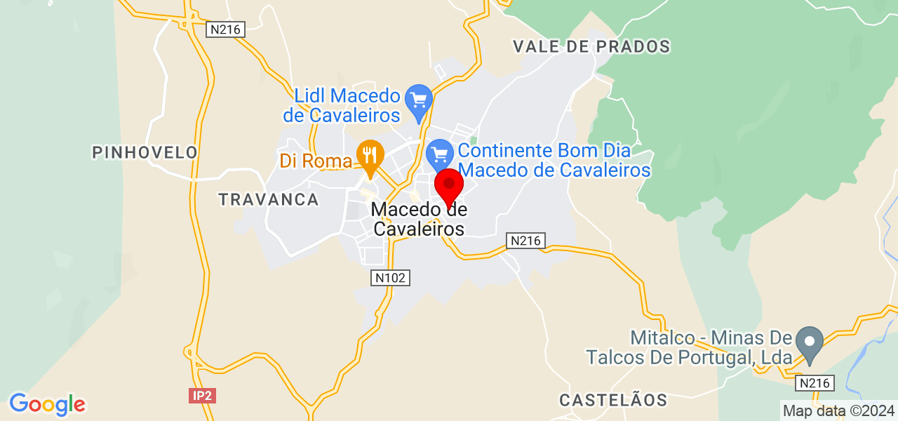 Kaue Ramone - Bragança - Macedo de Cavaleiros - Mapa