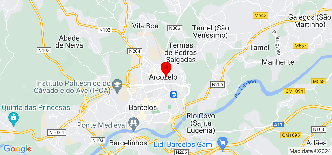 HED PLUS - Braga - Barcelos - Map