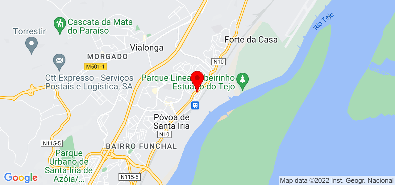 &Aacute;urea Sofia Silva - Lisboa - Vila Franca de Xira - Mapa