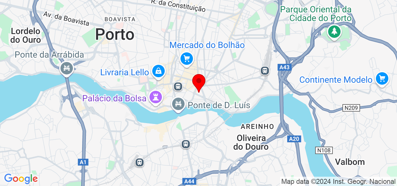 Fátima - Porto - Porto - Map