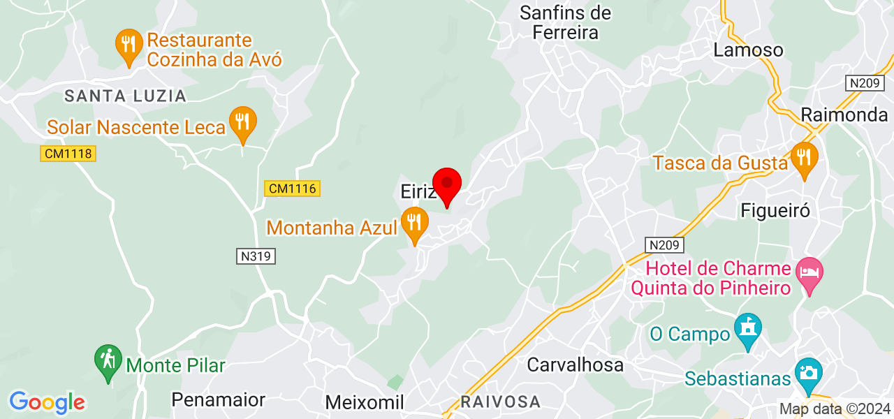 H&eacute;lder Gomes - Porto - Paços de Ferreira - Mapa