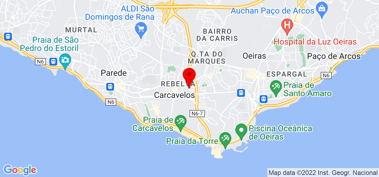 Jo&atilde;o Peixoto  Aguiar - Lisboa - Cascais - Mapa