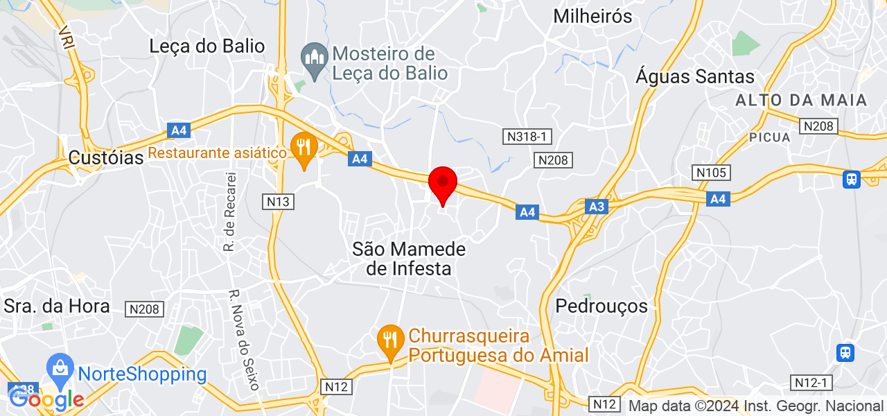 Priscila Monteiro - Porto - Matosinhos - Map