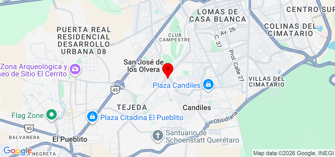 Cuentacuentos Favelita - Querétaro - Corregidora - Mapa